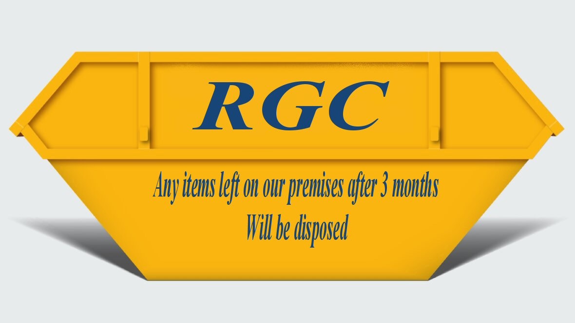 Skip - All the above items will be disposed off